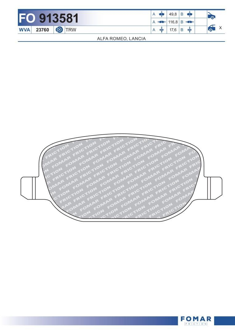 Купить Задние барабанные колодки Ауди 100 C1 